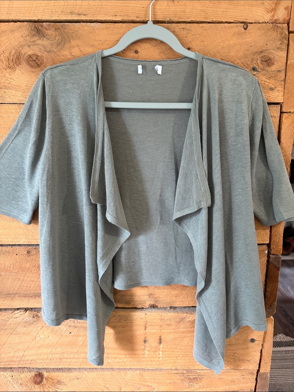 Cardigan linen blend
